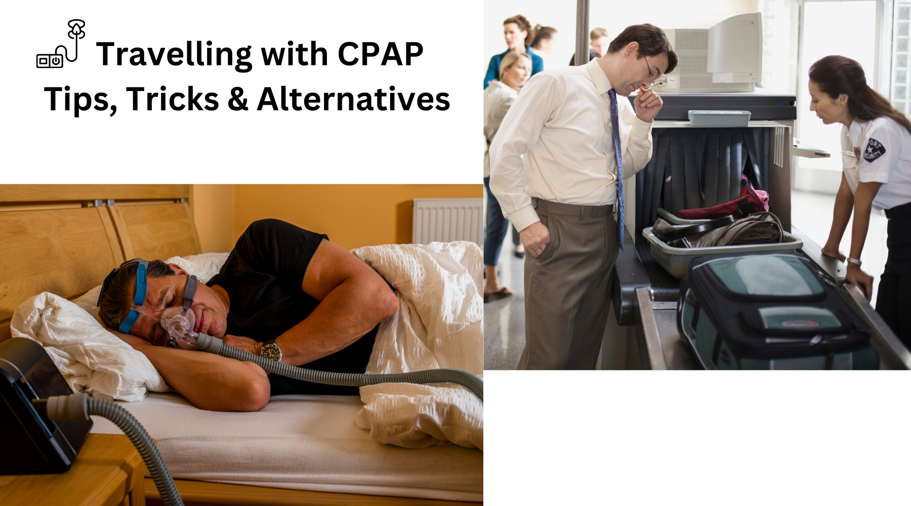 Traveling with a CPAP Machine: battery backup and power adapters
