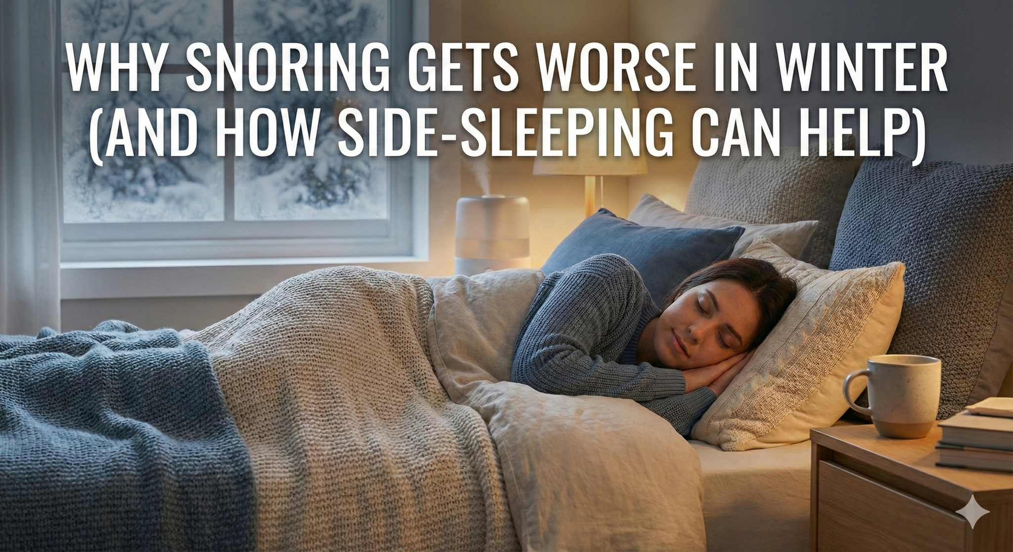 Why Snoring Gets Worse in Winter (and How Side-Sleeping Can Help)
